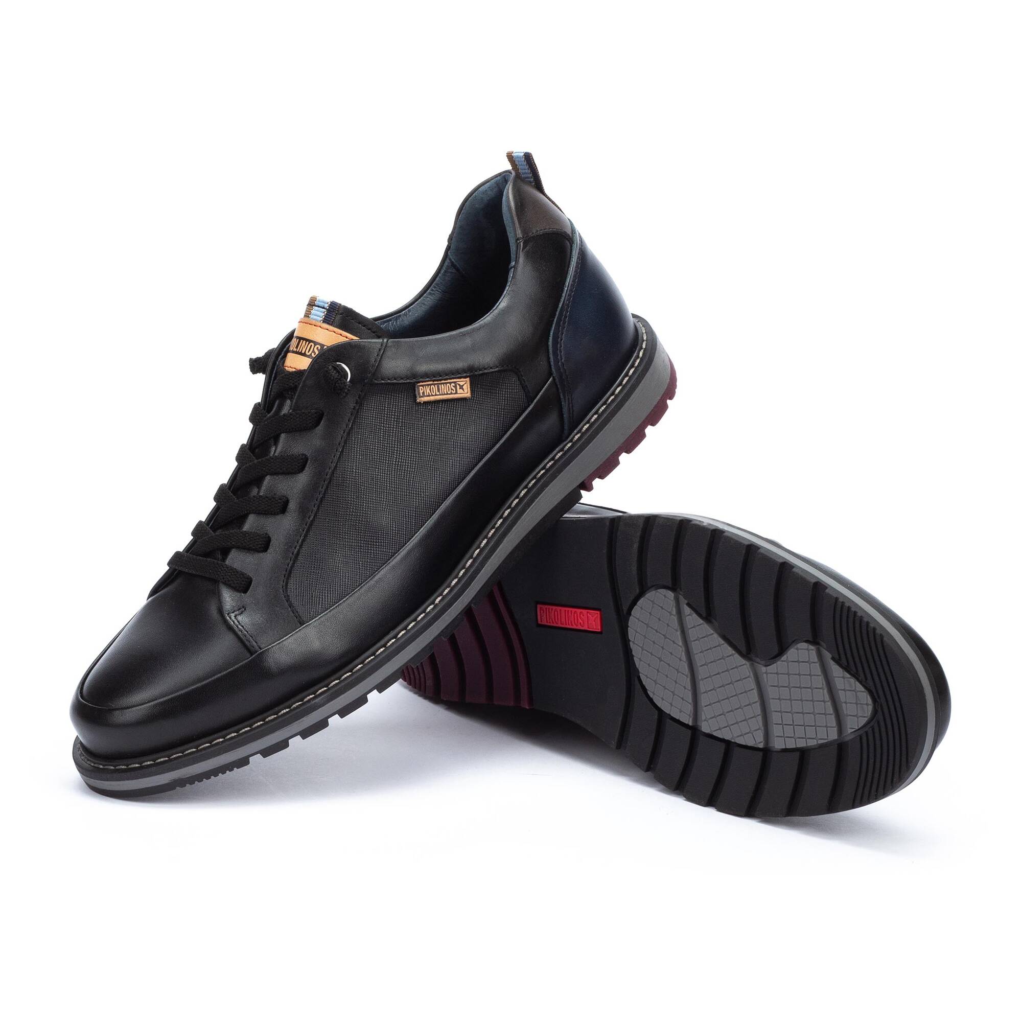 Casual shoes | BERNA M8J-6303C1, BLACK, large image number 70 | null