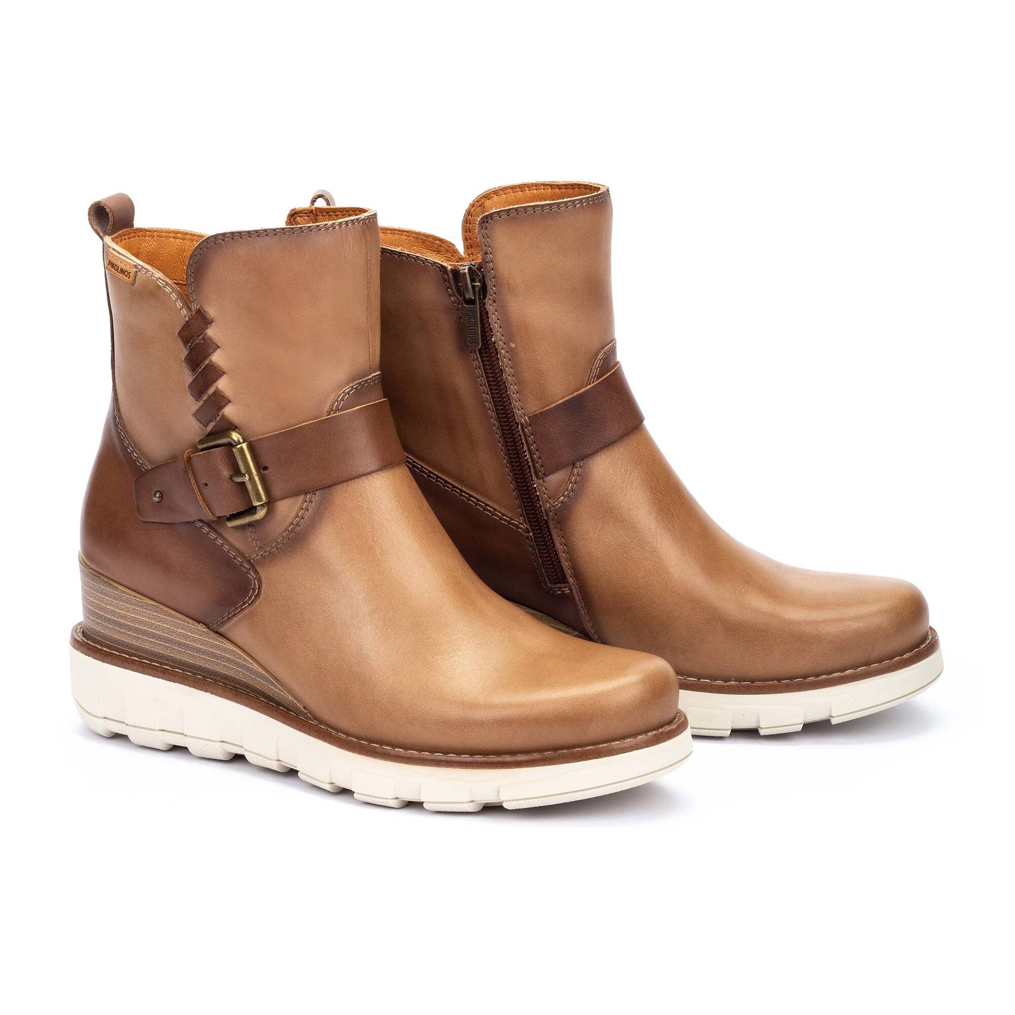 Lightweight heeled ankle boots for women. SANLUCAR W8F-8842