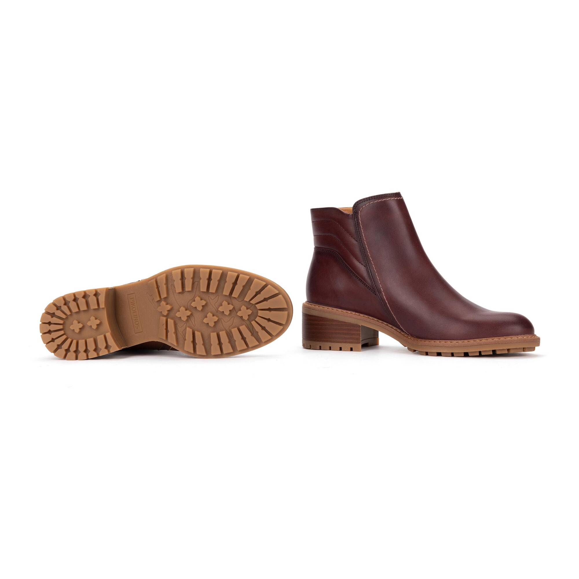 Heeled ankle boots | MEDINA W0D-8581, CAOBA, large image number 70-W0D-8581_130_Pikolinos_MEDINA_CAOBA_full.jpg | null