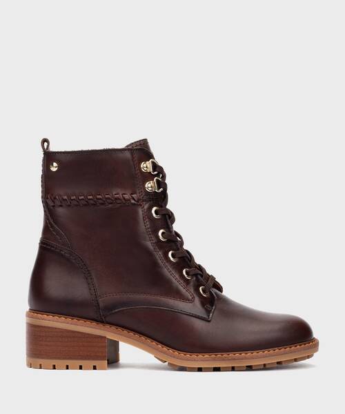 Botines con Tacón | MEDINA W0D-8672 | CAOBA | Pikolinos
