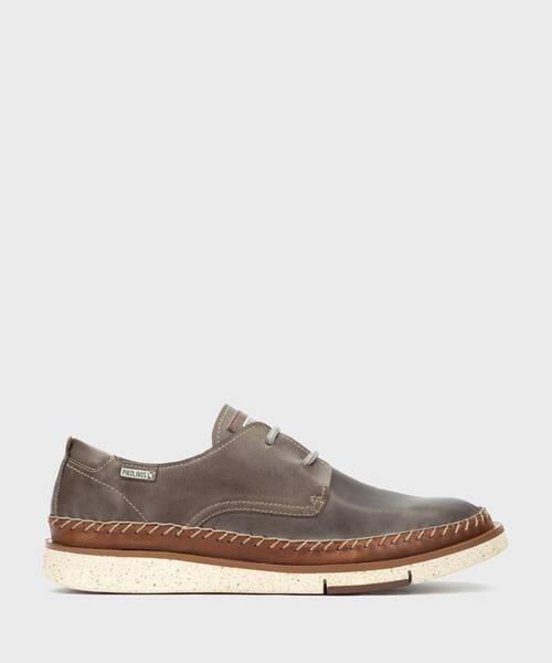 thumbnail image 2 of Men's Leather Boat Shoes JUCAR M4E-1035 | Outlet 2 of 11