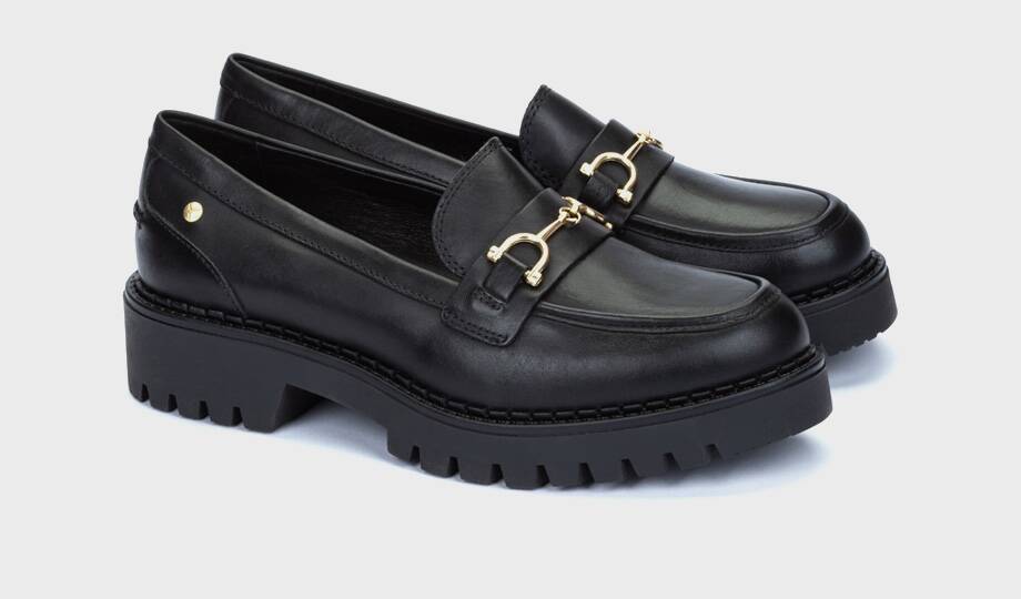 Loafers and Laces | AVILES W6P-3857 | BLACK | Pikolinos