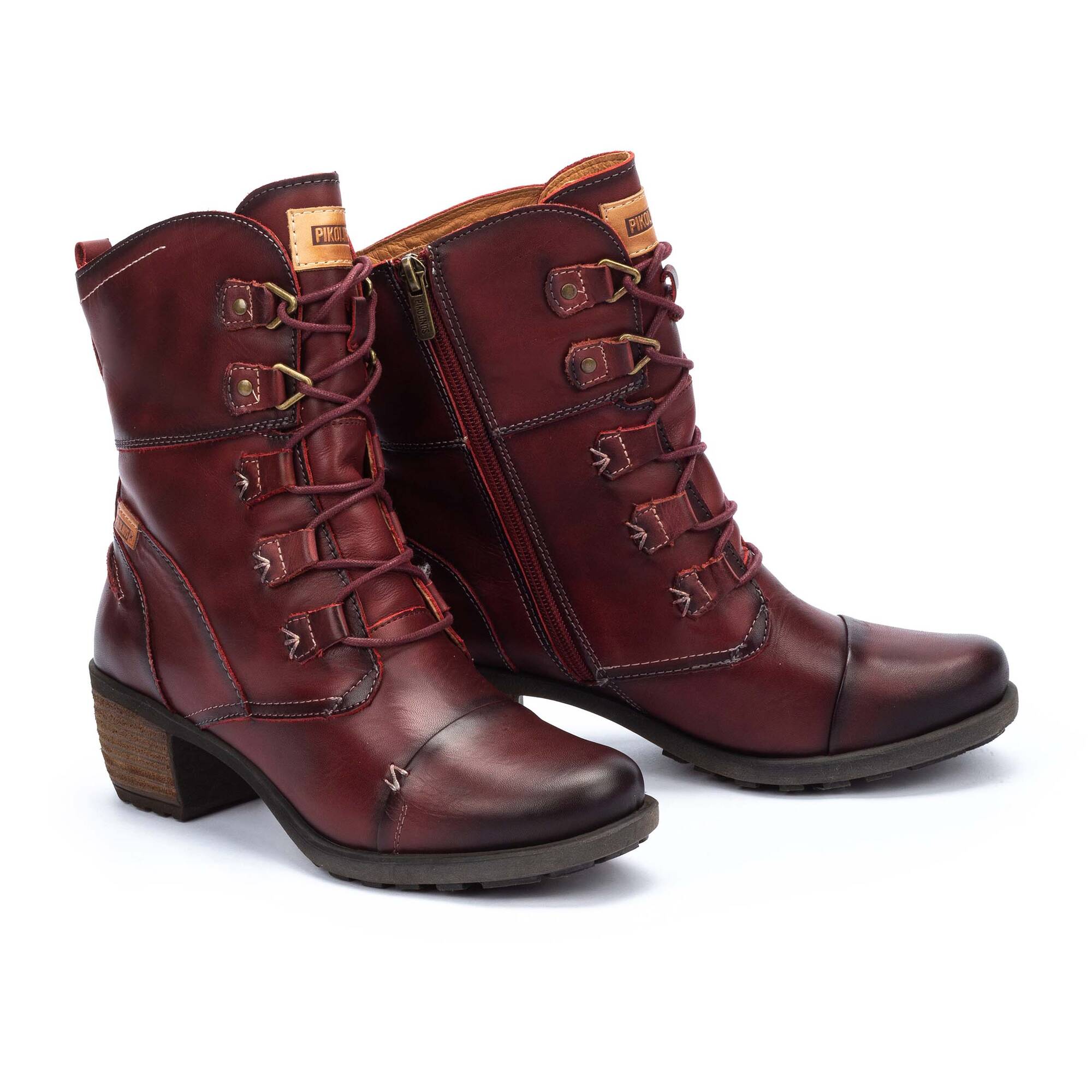 Pikolinos Botines de tacón de piel LE MANS 838