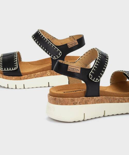 Wedges and platforms | PALMA W4N-0750 | BLACK | Pikolinos