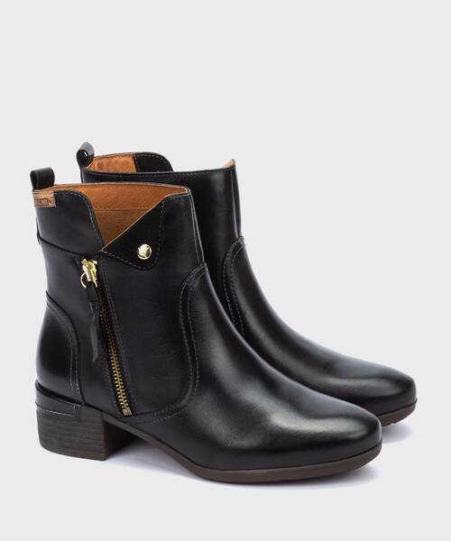 Ankle boots | MALAGA W6W-8526C1 | BLACK | Pikolinos