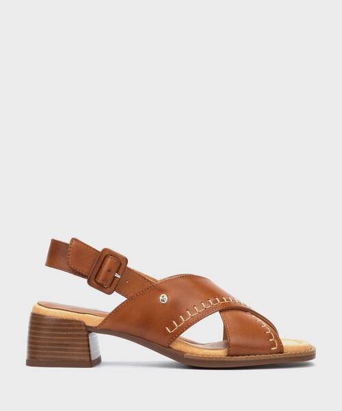 Heeled sandals | OLIVA W2G-1580 | BRANDY | Pikolinos