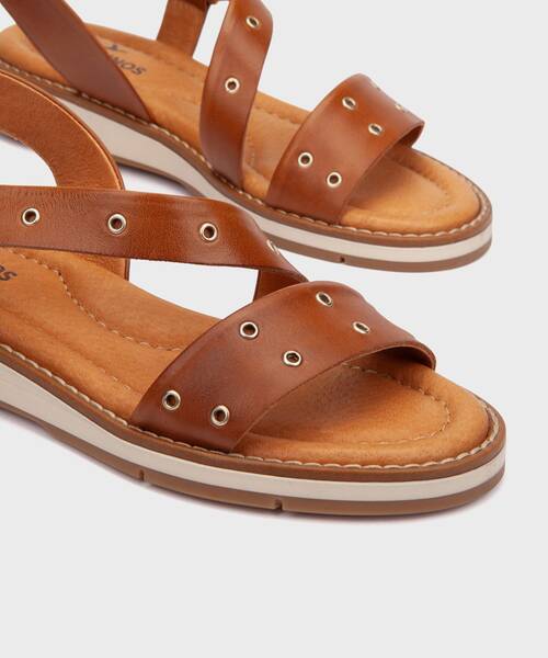 Flat sandals | ROQUETAS W9B-0786 | BRANDY | Pikolinos