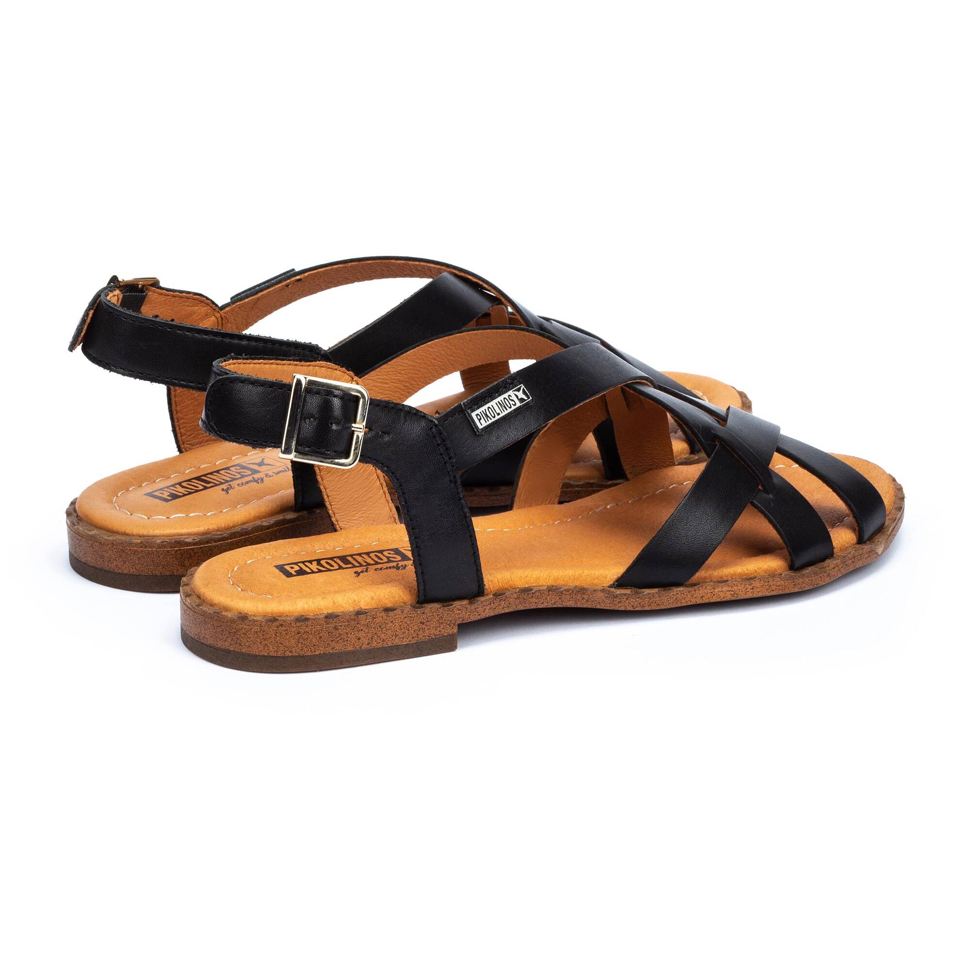Flat Sandals | ALGAR W0X-0556ST, BLACK, large image number 30 | null