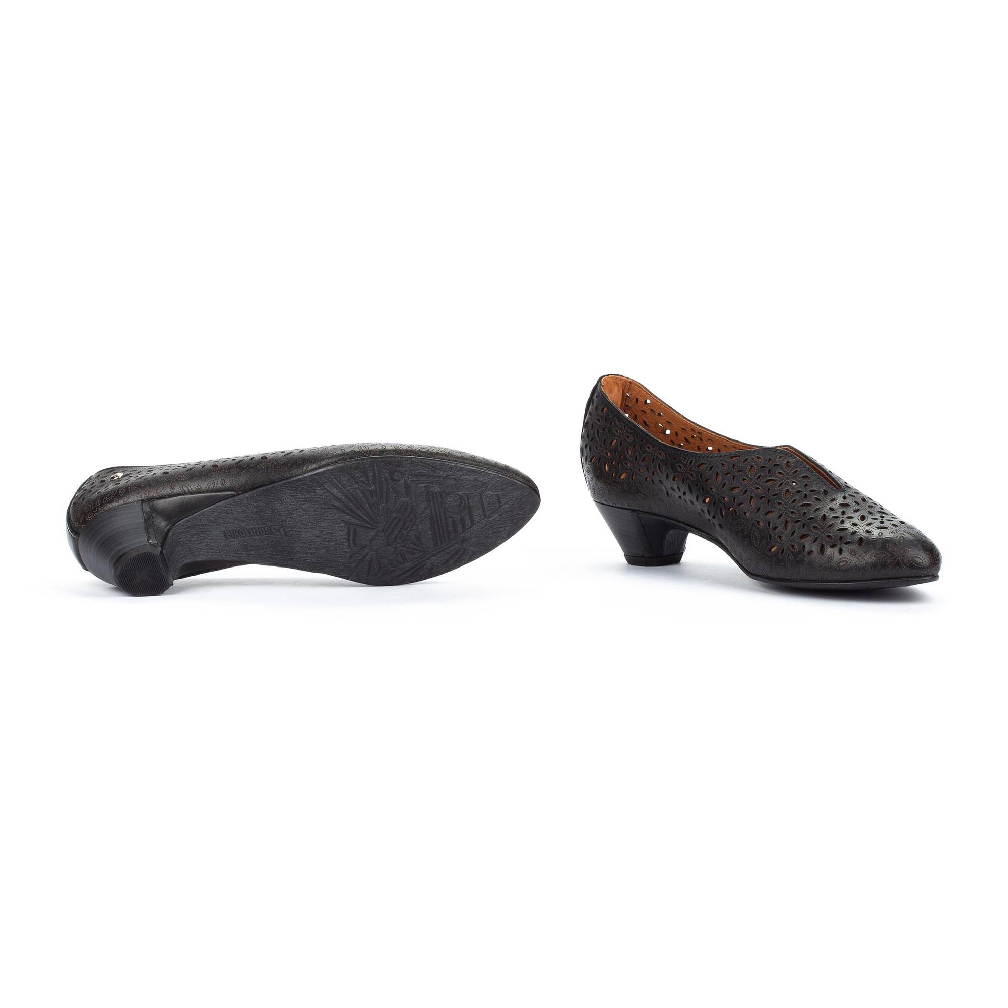 Zapato de mujer en piel rebajados ELBA W4B 5900 OUTLET PIKOLINOS