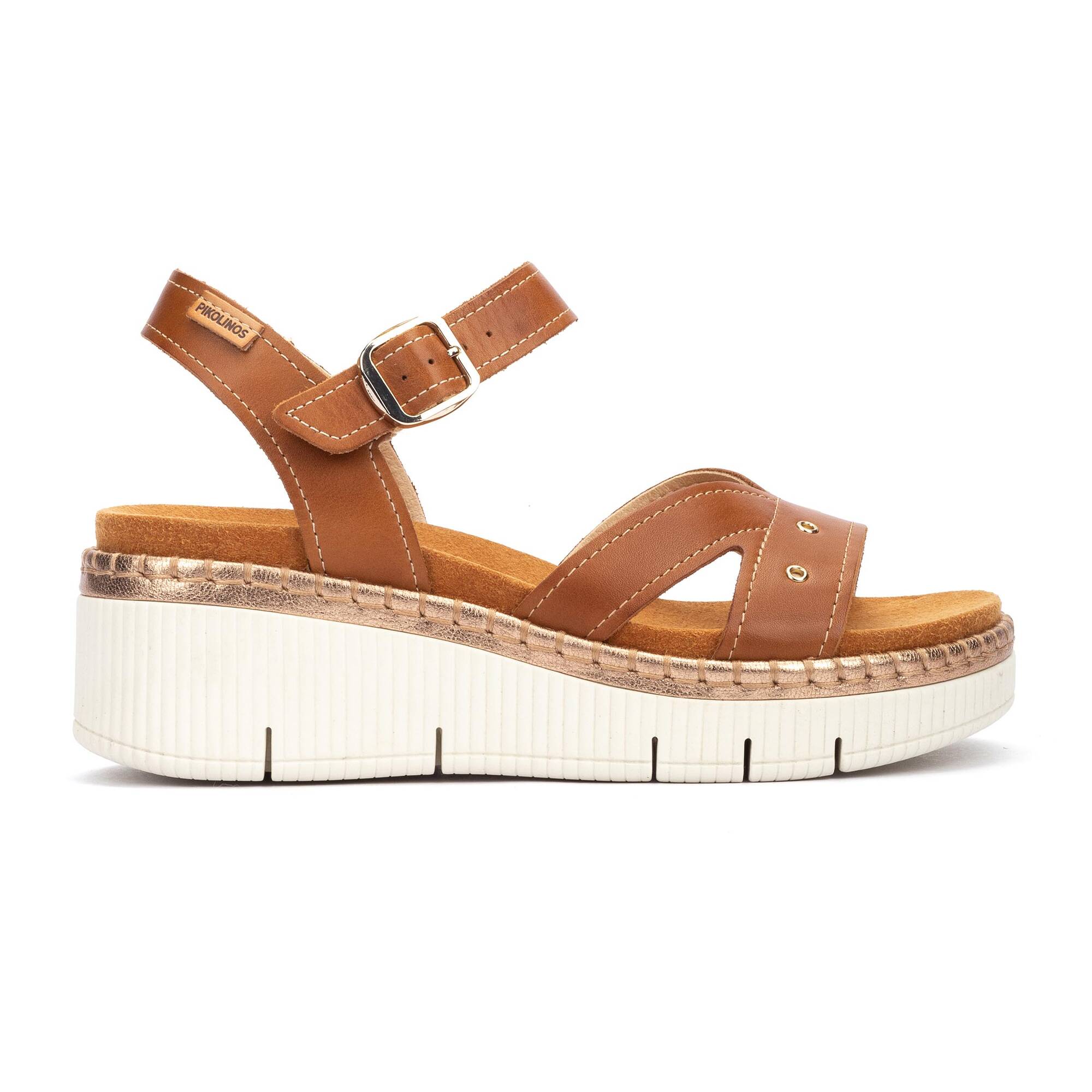 Keilabsatz & Plateau | GOMERA W0K-0826C1, BRANDY, large image number 10-W0K-0826C1_250_Pikolinos_GOMERA_BRANDY_full.jpg | null