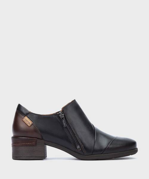 PIKOLINOS Heels Leather Malaga For Woman Black