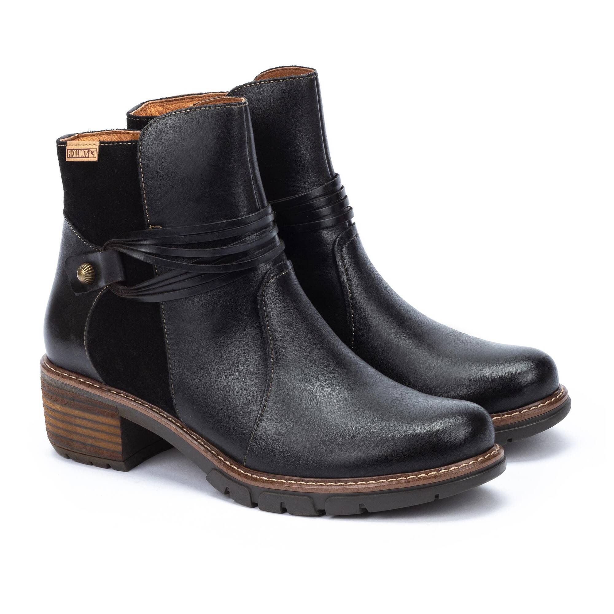 Heeled ankle boots | SAN SEBASTIA W1T-8906C2, BLACK, large image number 20-W1T-8906C2_000_Pikolinos_SAN_SEBASTIA_BLACK_full.jpg | null