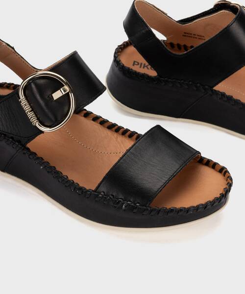 Wedges and Platforms | MARINA W1C-0709 | BLACK | Pikolinos