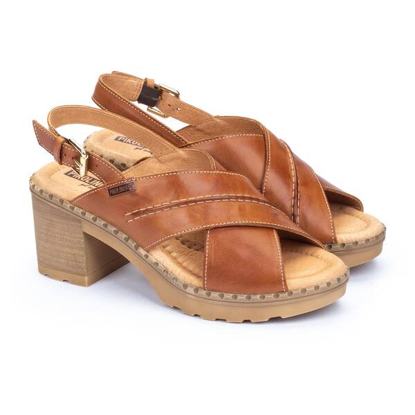 Sandals and Mules | CANARIAS W8W-1870, BRANDY, large image number 20 | null