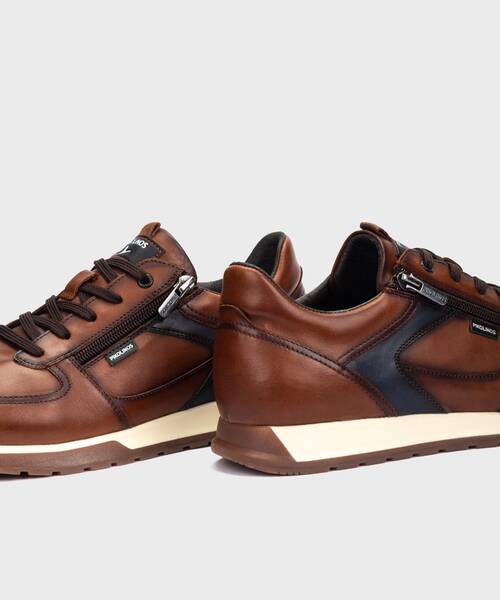 Sportlicher Schuh mit Schn&uuml;rung und Reissverschluss f&uuml;r Herren. , CAMBIL M5N , CAMBIL M5N-6362C1 , CUERO