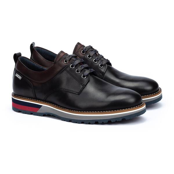 Lace-up shoes | PIRINEOS M6S-4015, BLACK, large image number 20 | null