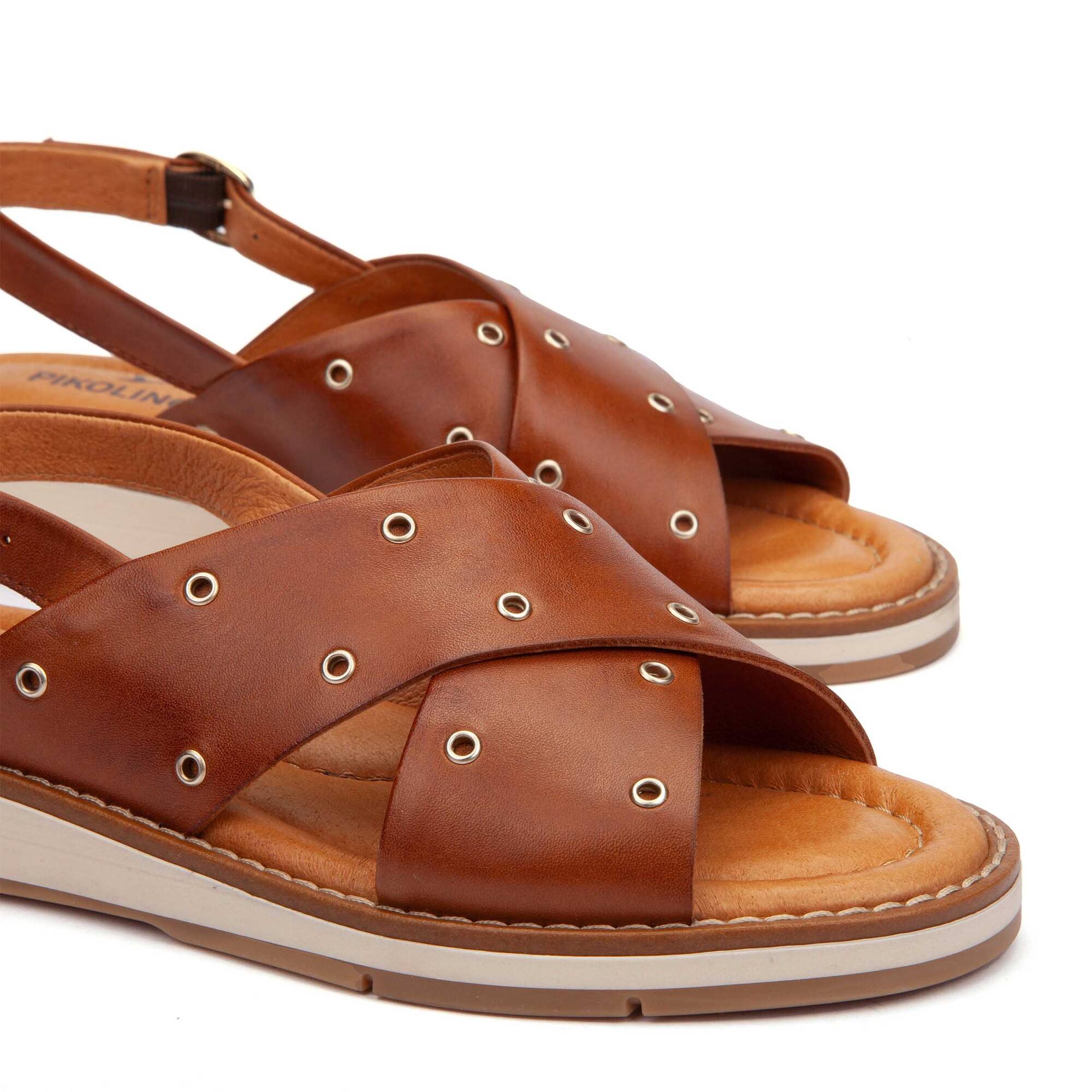 Sandalias planas | ROQUETAS W9B-0782, BRANDY, large image number 60-W9B-0782_250_Pikolinos_ROQUETAS_BRANDY_full.jpg | null