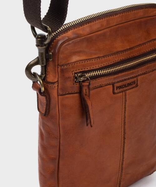 Men's shoulder bags | CAIMARI MHA-192 | COGNAC | Pikolinos