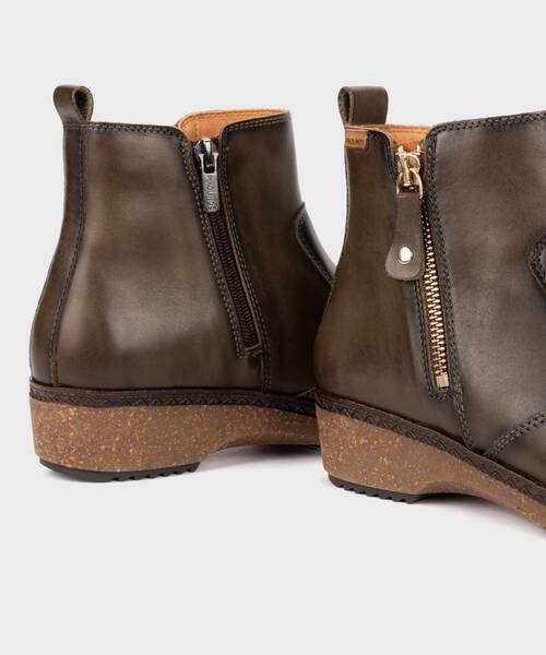 Flat Booties | GRANADA W0W-8988C1 | SEAWEED | Pikolinos