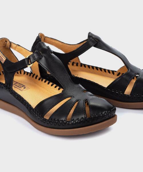 Sandals | CADAQUES W8K-0802 | BLACK | Pikolinos