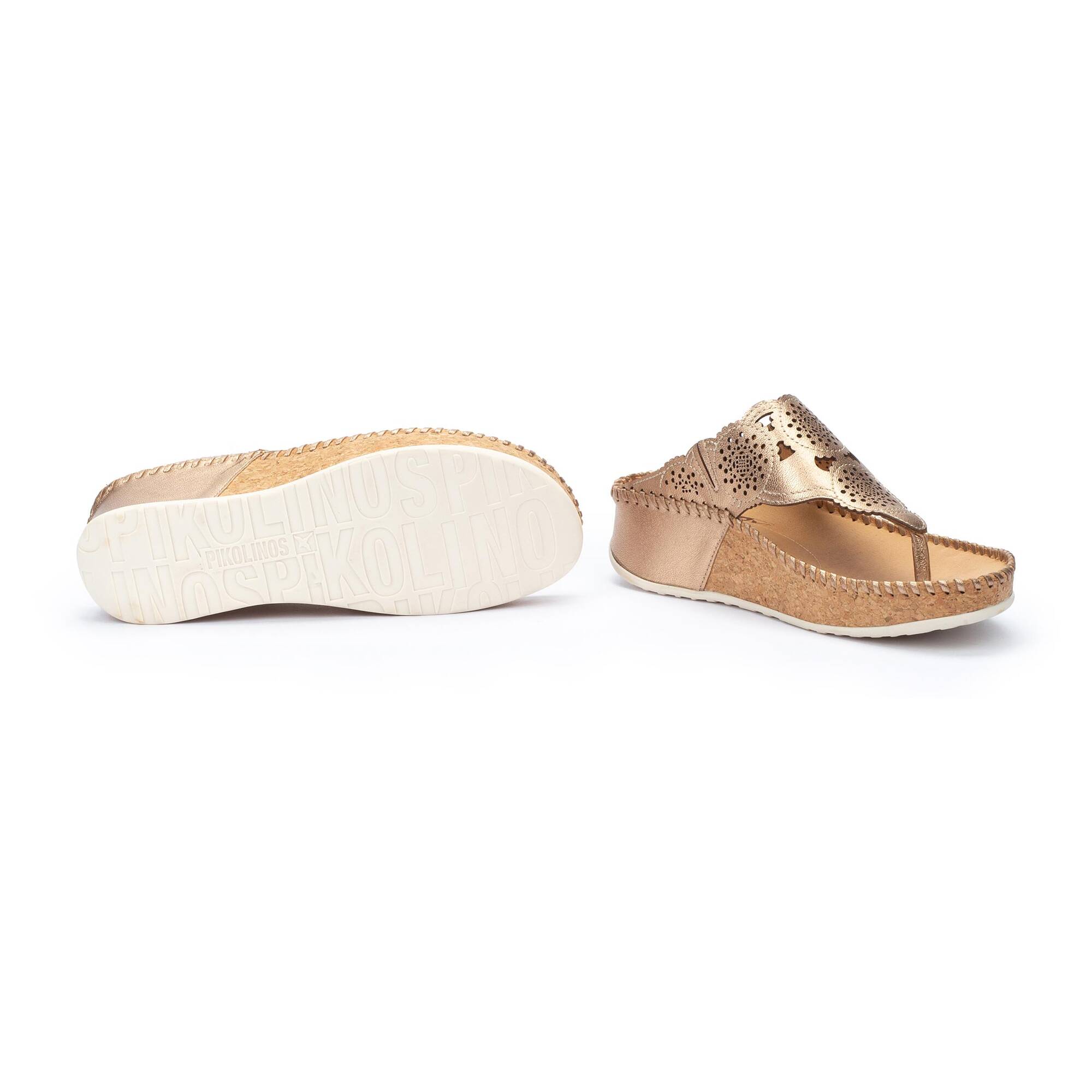 Wedges and platforms | MARINA W1C-0745CL, CHAMPAGNE, large image number 70 | null