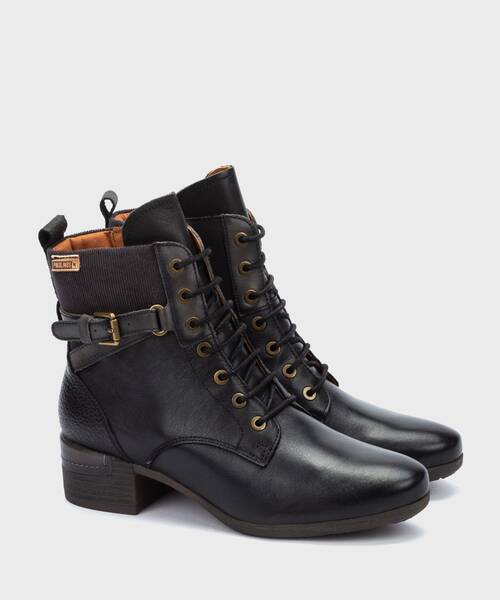 Ankle boots | MALAGA W6W-8953C1 | BLACK | Pikolinos