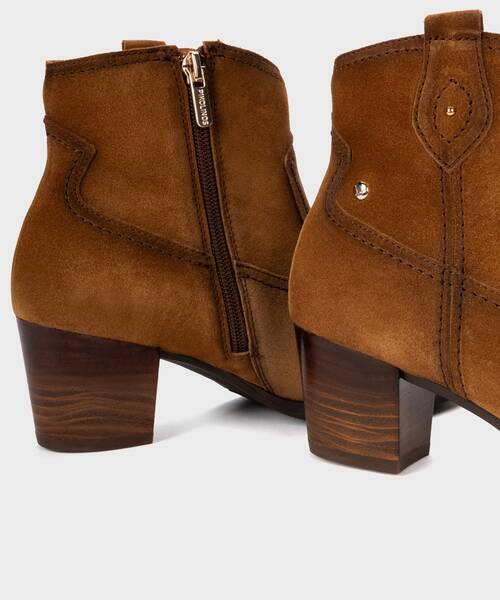Stiefeletten mit Absatz | ZAMORA W0E-8731SE | BRANDY | Pikolinos