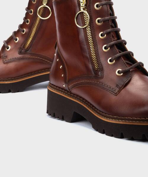 Bottines Plates | VICAR W6S-8619 | COGNAC | Pikolinos