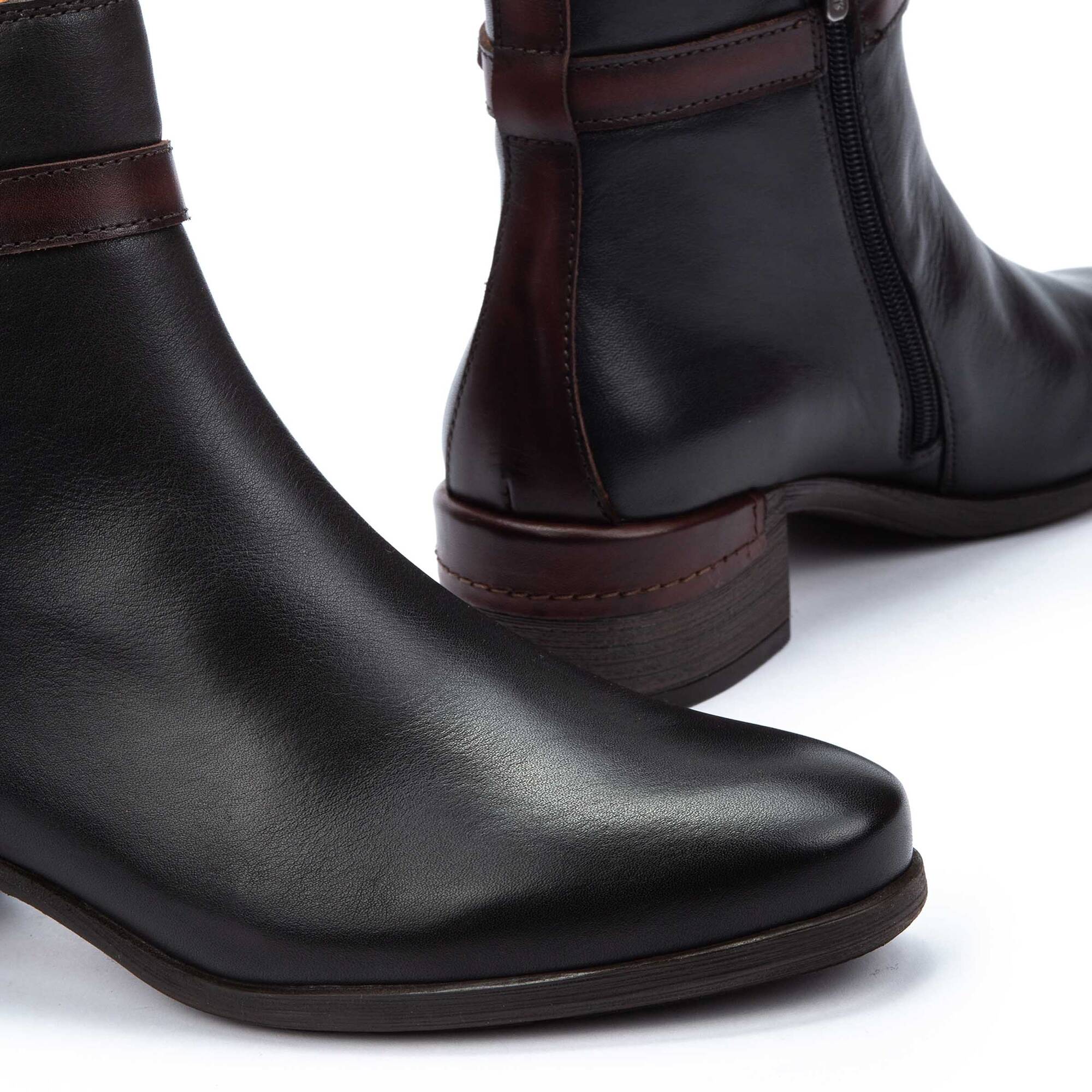 Heeled Booties | MALAGA W6W-8622C1, BLACK, large image number 60 | null