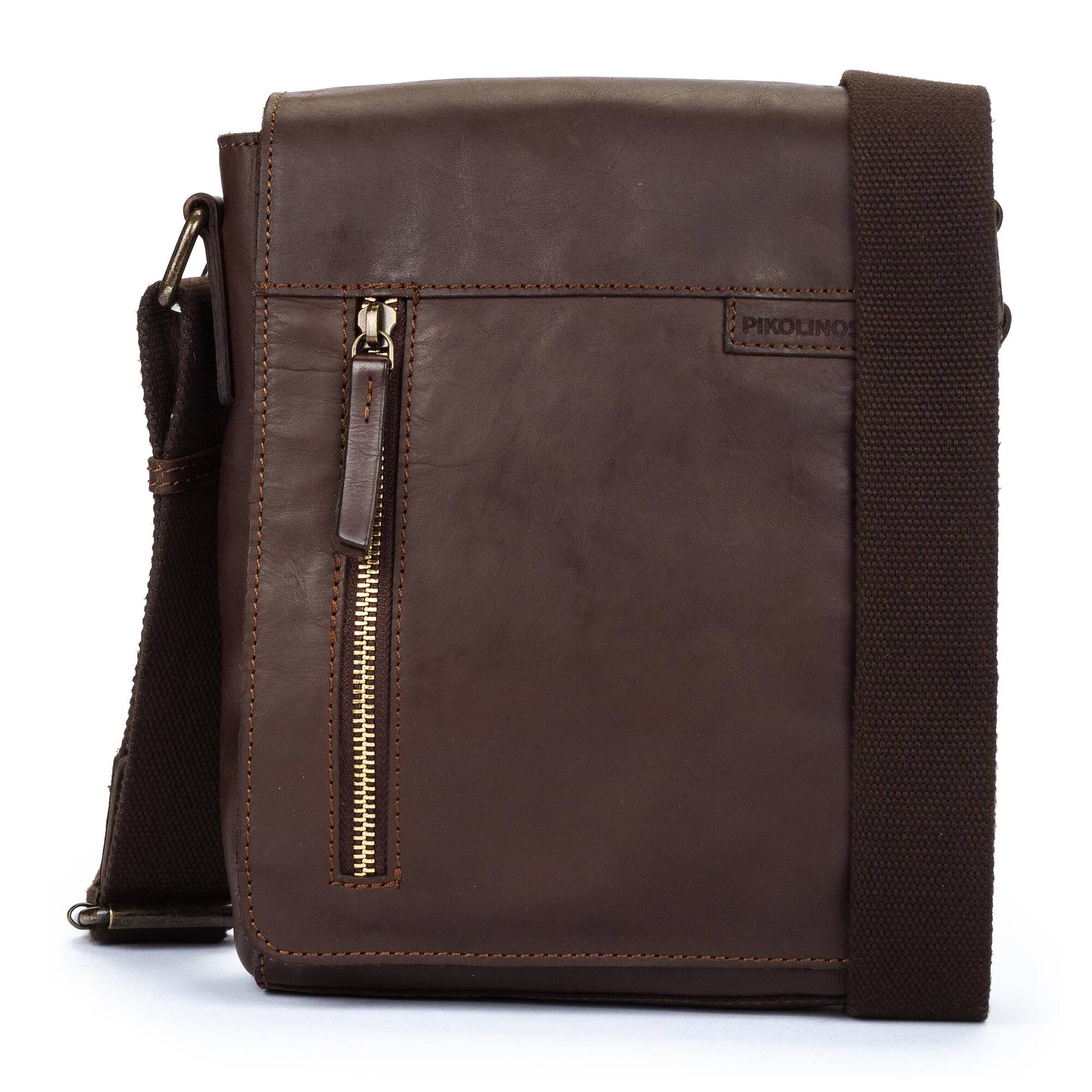 Men's crossbody bag with zipper and magnet MHA-166 | PIKOLINOS