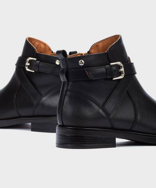 Botines Planos | PUERTOLLANO W3C-8869 | BLACK | Pikolinos