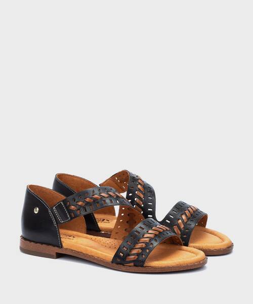 Sandalias planas | ALGAR W0X-0785C1 | BLACK | Pikolinos