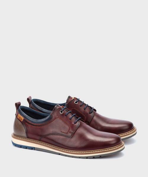 Sapatos clássicos | BERNA M8J-4183 | GARNET | Pikolinos