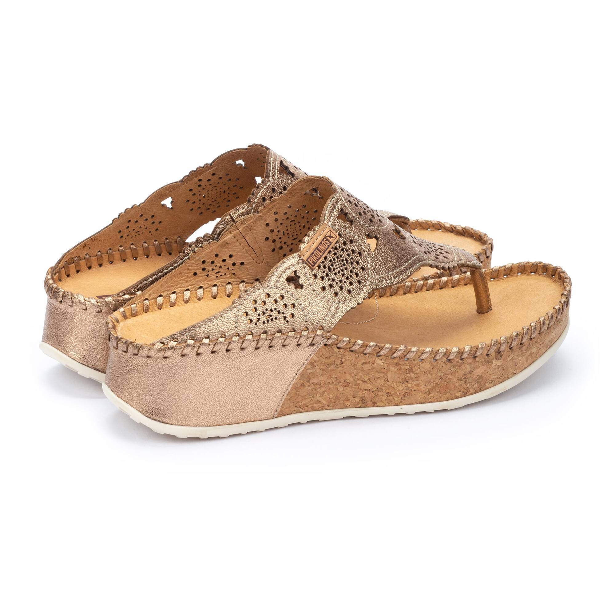 Wedges and platforms | MARINA W1C-0745CL, CHAMPAGNE, large image number 30 | null