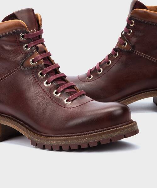 Botines planos | ASPE PKW9Z-8694C1 | CAOBA | Pikolinos