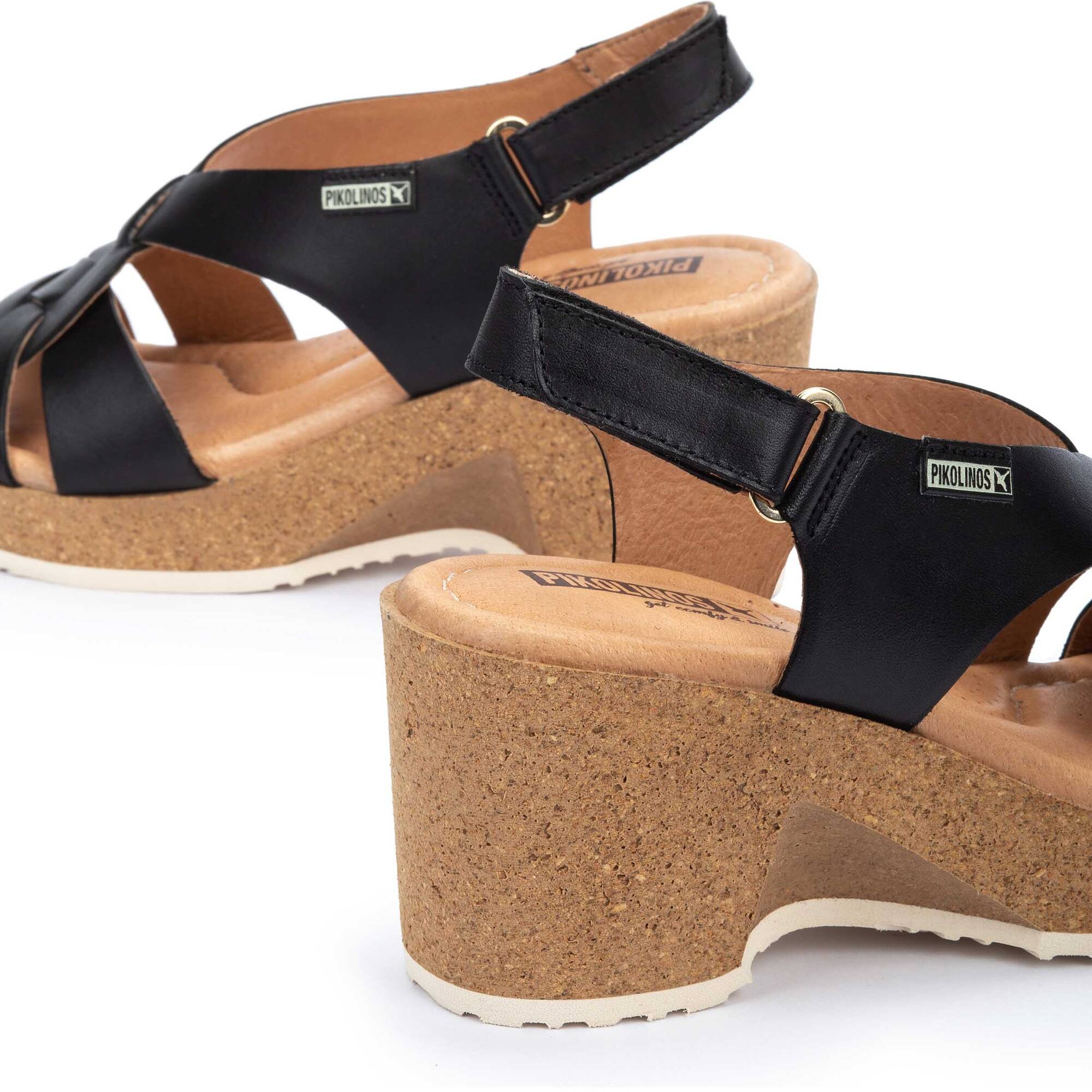 Wedges | ARENALES W3B-1518, BLACK, large image number 60-W3B-1518_000_Pikolinos_ARENALES_BLACK_full.jpg | null