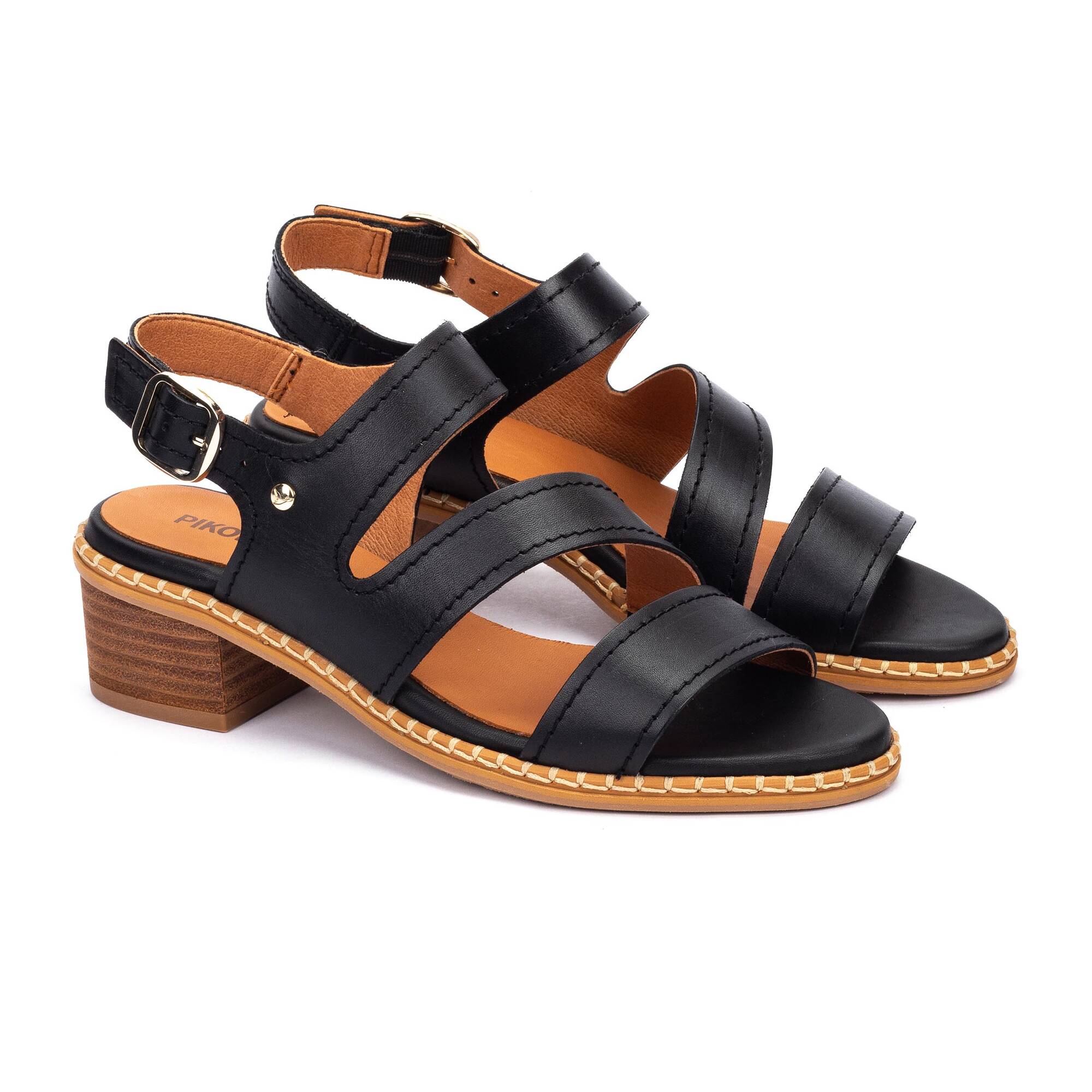 Sandalen met Hakken | BLANES W3H-1635, BLACK, large image number 20-W3H-1635_000_Pikolinos_BLANES_BLACK_full.jpg | null