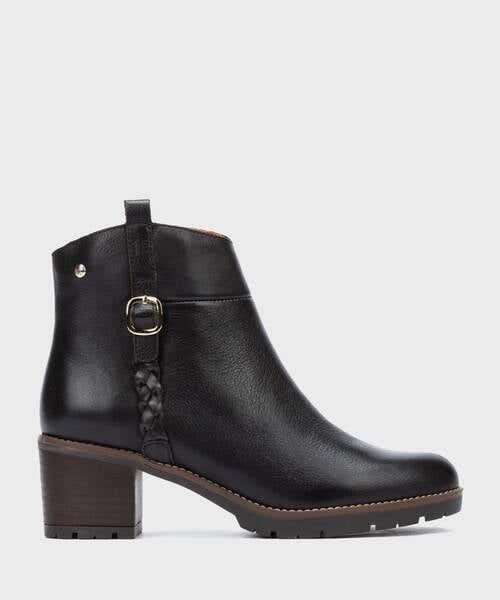 Llanes Lederstiefeletten , LLANES W7H , LLANES W7H-8578 , BLACK