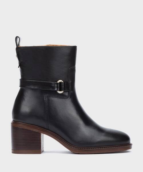 Botines de tacón | HUESCA W8X-8736 | BLACK | Pikolinos
