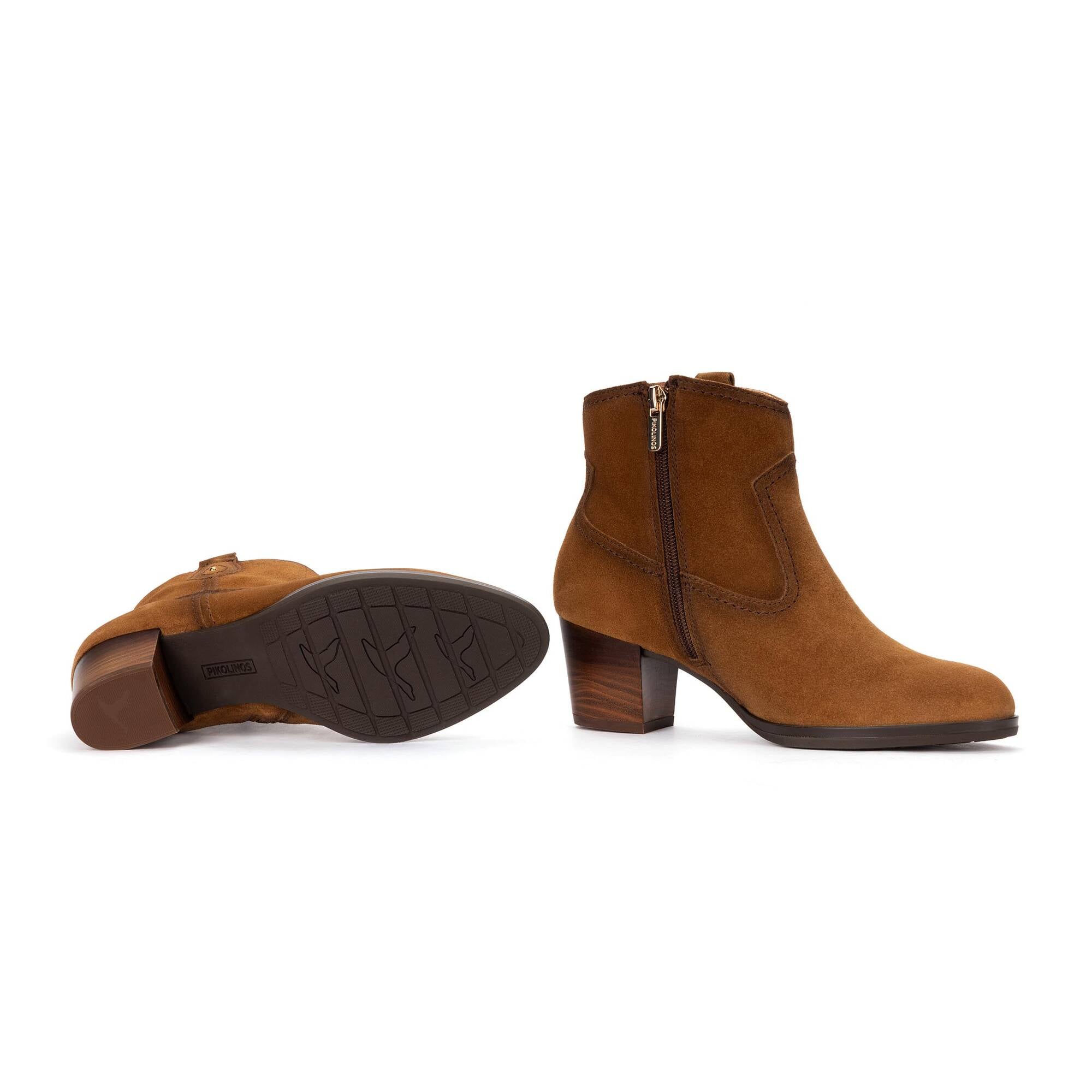 Heeled ankle boots | ZAMORA W0E-8731SE, BRANDY, large image number 70-W0E-8731SE_250_Pikolinos_ZAMORA_BRANDY_full.jpg | null