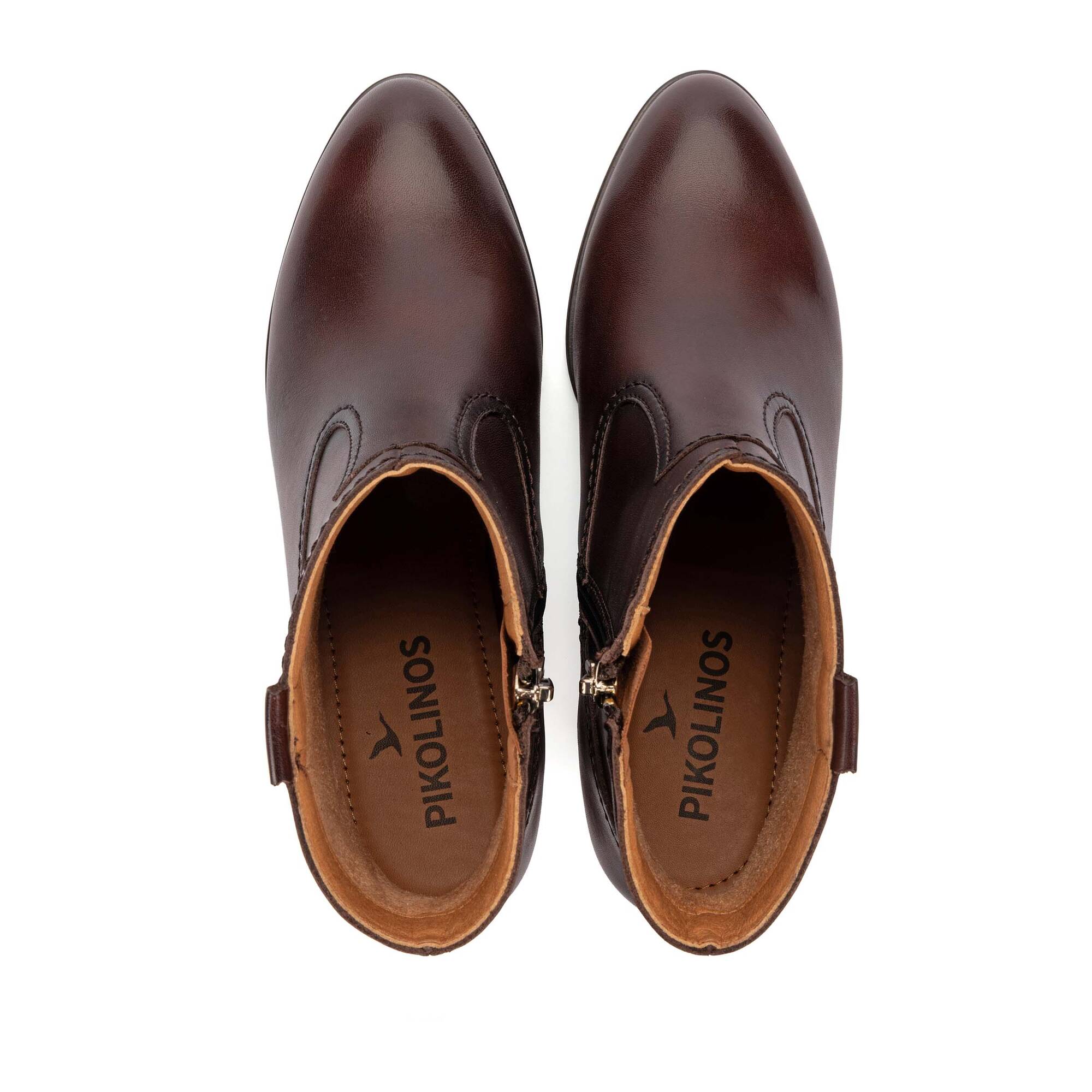 Heeled ankle boots | ZAMORA W0E-8731, CAOBA, large image number 100-W0E-8731_130_Pikolinos_ZAMORA_CAOBA_full.jpg | null