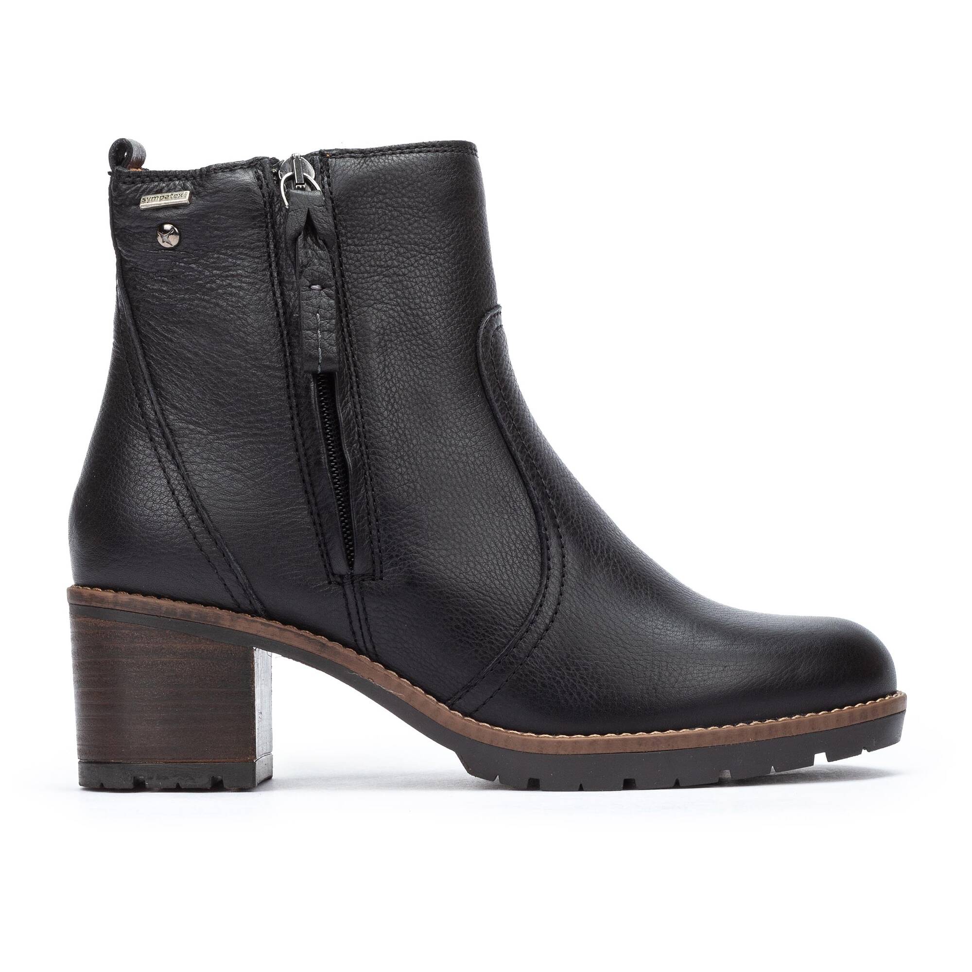 Pauline zip chelsea leather booties clearance