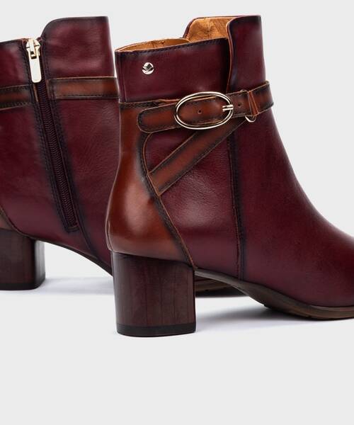 Heeled ankle boots | CALAFAT W1Z-8977C1 | GARNET | Pikolinos