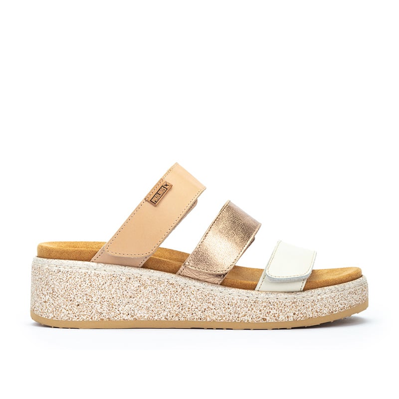 Pikolinos Sandalias cuña de piel ALZIRA W9D