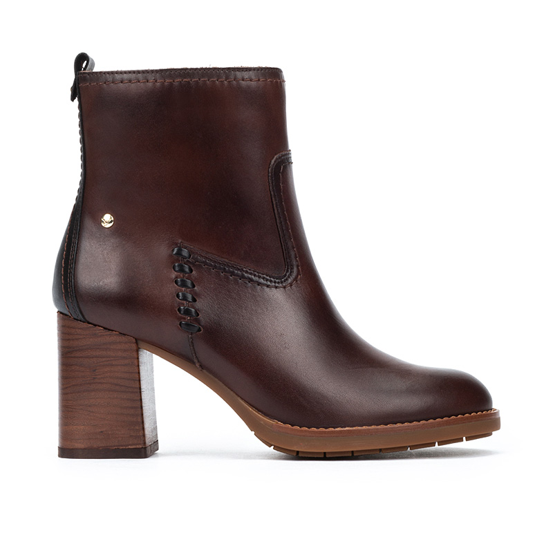 Pikolinos Botines de tacón de piel PALENCIA W9U