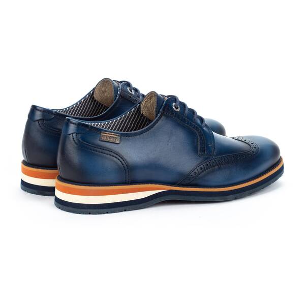 Lace-up shoes | ARONA M5R-4373, ROYAL BLUE, large image number 30 | null