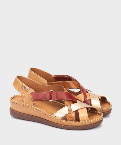 Wedges and platforms | CADAQUES W8K-0741C2 | ALMOND | Pikolinos