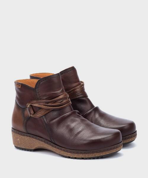 Leather Ankle Boots Booties for Women Pikolinos