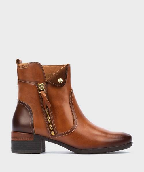 Botines de tacón | MALAGA W6W-8526C1 | BRANDY | Pikolinos