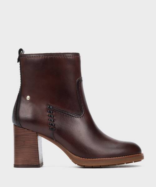 Botines con Tacón | PALENCIA W9U-8945C1 | CAOBA | Pikolinos